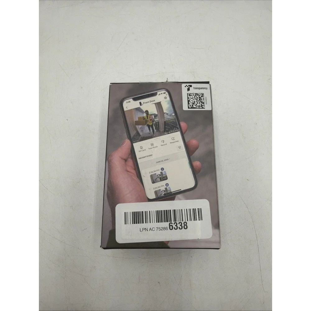 Wyze Video Doorbell v2 Wired 2K Resolution Night Vision Detection Black